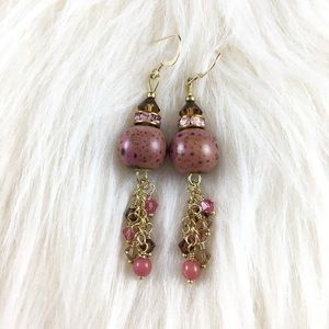 Crystal earrings